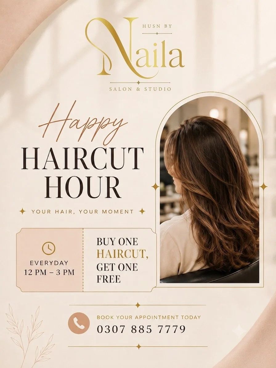 Hair styling and colour Lahore